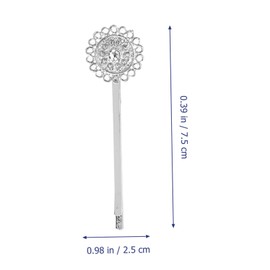 PACKOVE 5Pcs Rhinestone Flower Star Hair Clips Set for Women Elegant Pearl Hairpins Leaf Design Stylish Accessories for Daily Wear and Special Occasions