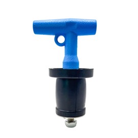 BOPOREAE Mechanical Seal, Cleanout Pipe Plug, Expansion Rubber Scupper Plugs 1-5/16 to 1-9/16 in Sewer Cap Cover Winterizing Boat Handle Drain Plug with Galvanized Screw and Nut for Pipe Sink Pool