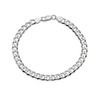 Treasure Bay Mens Solid 925 Sterling Silver Thick Chain Bracelet