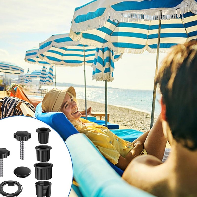 Frypay Reducing Rings for Umbrella Stand Adapter Parasol Tube Reducing