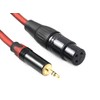 Devinal Balanced 3.5mm 1/8 inch Mini Jack TRS Stereo Male