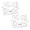 sourcing map GT-8F Inner Square Restrictor Plate Gate 4/8 Way