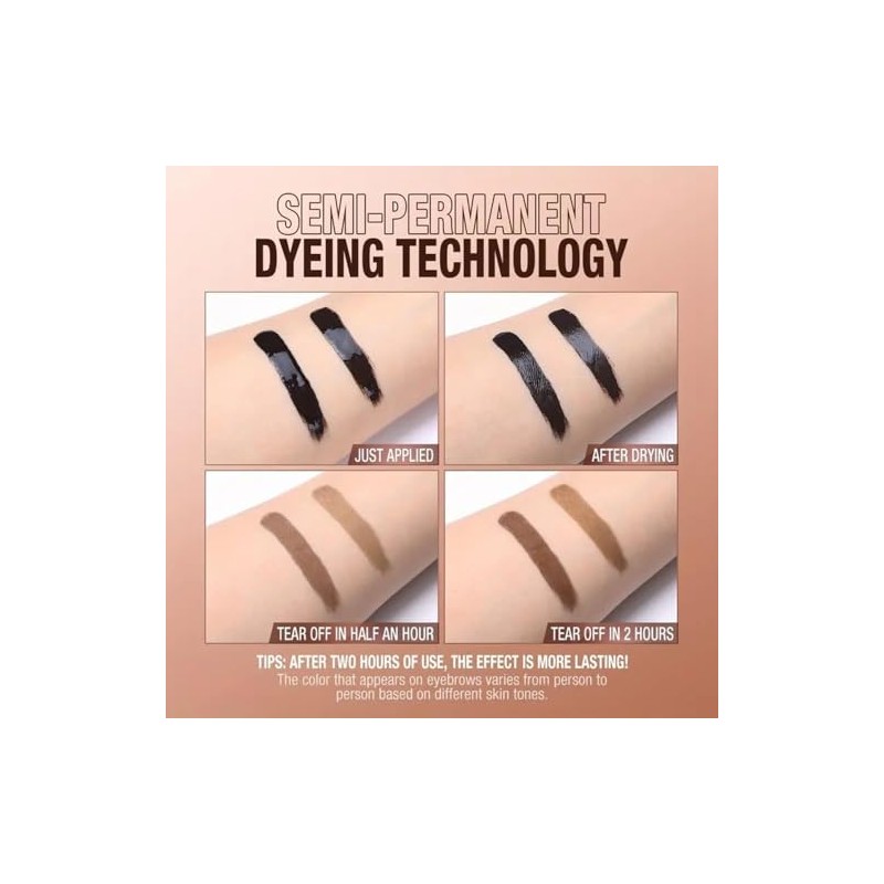 Tinte Cejas Pele El Peel Off Eyebrow Gel, Tatuaje Cejas