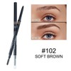 PHOERA Ultra Slim Eyebrow Liner Pencil With Brow Brush AQUAPURITY