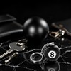 Dwuww Creative Number Eight Billiard Key Chain Pendant Car Key