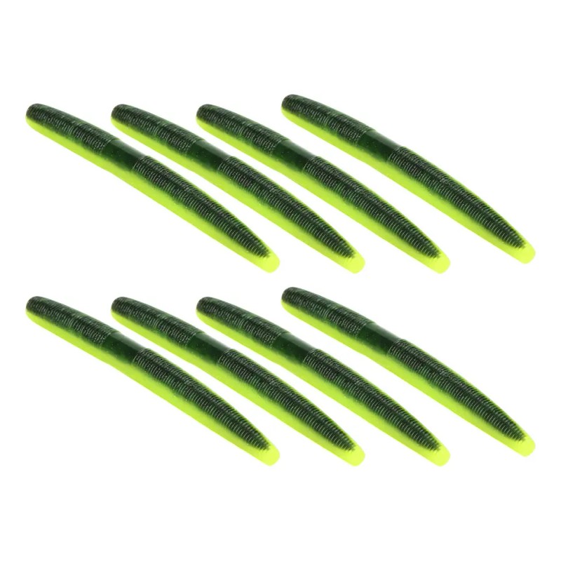 8 Señuelos Gusanos Artificiales Para Pescar