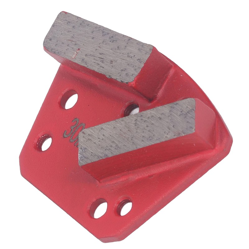 3Pcs Diamond Grinding Shoes 30 Grits Trapezoid Concrete Floor Cutting