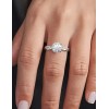 DIAMARA - Anillos De Promesa Compromiso Joyeria Plata 925 Mujer
