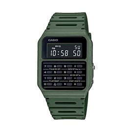 Casio CA-53WF-3B Calculator Green Digital Mens Watch Original New Classic CA-53, 43.2×34.4×8.2mm (CA-53WF-3BDF)