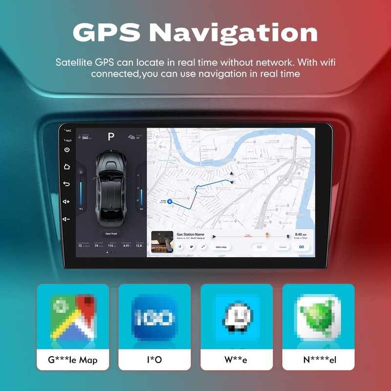 [4G 64G] Android Car Stereo FM Radio Carplay Android Auto