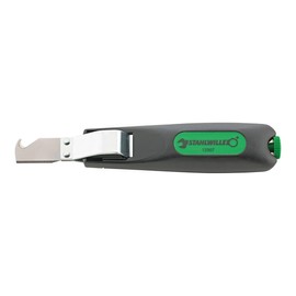 Stahlwille 77620010 12967 Wire Stripping Knife, Precise Stripping for Round Cables, Made in Germany