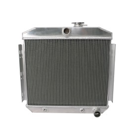 ZR 2ROW Aluminum Radiator For 1955-1957 Chevy Bel-Air L6 with Trans Cooler Bel Air