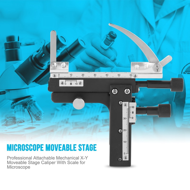Professional Attachable Mechanical X-Y Moveable Stage Caliper With Scale for