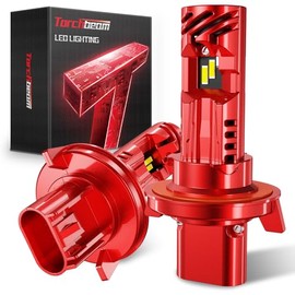 Torchbeam HB5 Light Bulbs Combo, 𝟐𝟒𝟎𝟎𝟎 𝐋𝐌 9007/HB5 Fog Light Bulb with Housing, Fog Powersports Bulbs Plug and Play for ATVS Pack of 2