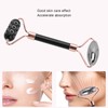 Terahertz Face Roller Power Stone Facial Beauty Roller Massager Gua