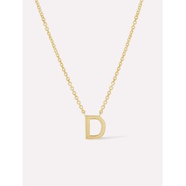 Ana Luisa Gold Initial Necklace - Letter Necklace - Letter: D