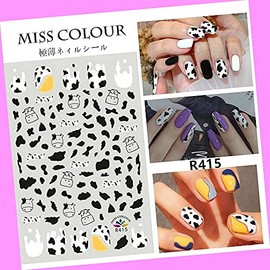 Scottish Tartan Pattern Woolens Cloth Fabric Patterns 3D Nail Sticker R415 for Nails Design Nail Art Stickers Decals Supplies Manicure Tips Sticker Colorful for Nail Decorations