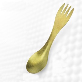 Tibest 2 in 1 Titanium Spoon and Fork Combo Backpacking Utensils Lightweight Eco-Friendly Spork for Camping Backpacking Hiking Travel etc (2 Pack)