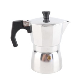 Stovetop Coffee Maker Coffee Boiler Pot Aluminum Octagonal Shape for Strong Flavor150ml