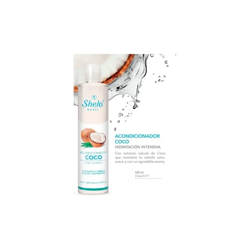 Kit Shampoo + Acondicionador De Coco Nutre Hidrata Da Brillo