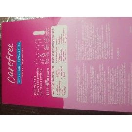 Carefree Panty Liners, Extra Long Liners, Unwrapped, Unscented, 100ct (Packaging