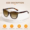 EASY READ Bifocal Reading Sunglasses for Women，Fashion Sun Readers UV400