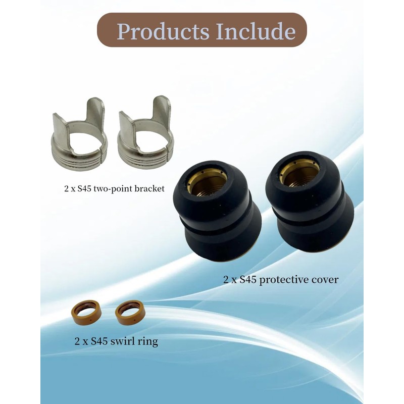 OWNDR 2 Set Tip Kit for Harbor Freight Titanium Plasma