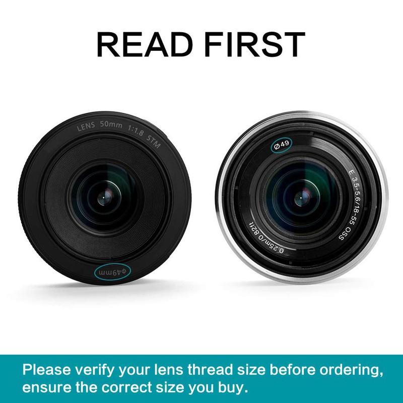 Sedremm Compatible with 82mm Star Filter 3 Pieces Starburst Lens