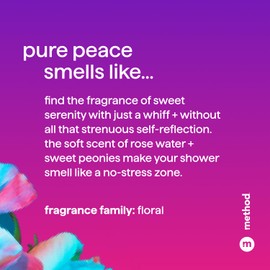 Method Pure Peace Volumizing Shampoo - For Thicker, Fuller and Visibly Hydrated Hair - Sulfate Free and Safe for Color-Treated Hair - 14 Fl Oz, Pack of 1