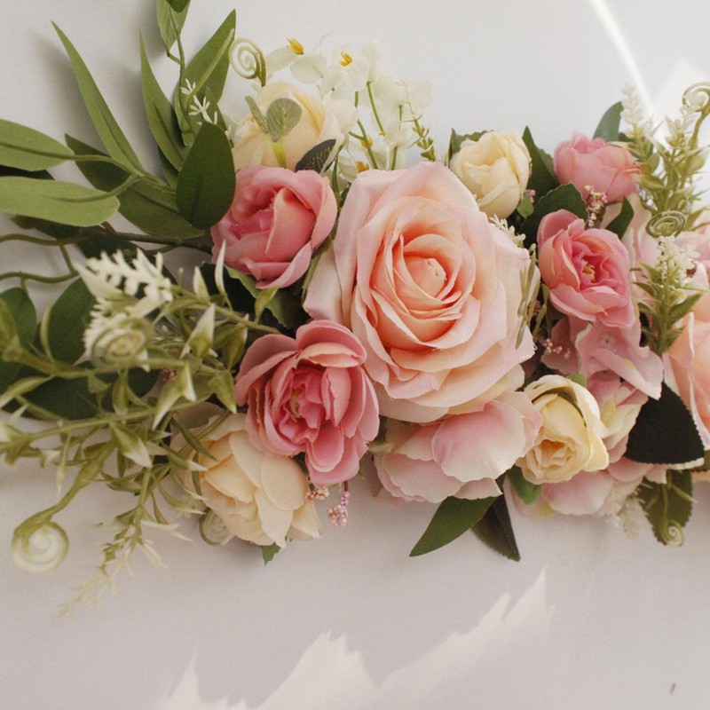 Wedding Arch Flowers | Rustic Flower Swag for Wedding Arch,Artificial