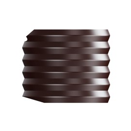 Mini Connector for Gutter Downspout Extensions, Extra Connector to Expend 4” Diameter Extendable Water Pipes(Brown)