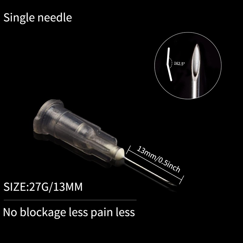 100 Pack 27 Ga 1/2 Inch Lab Accessories,Individually Sealed Supplies