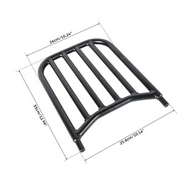 TCMT Steel Backrest Sissy Bar Luggage Rack Fit For Indian 2021-2025 Indian Springfield Dark Horse Challenger Limited Dark Horse 2018-2020 Springfield Dark Horse 2014-2019 Chief Vintage