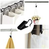 TANCUDER Pack of 100 Stainless Steel Clips Hooks Metal Curtain