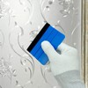 Ewrap Plastic Felt Edge Squeegee,10x7cm, Vinyl Applicator Wallpaper Smoother Window