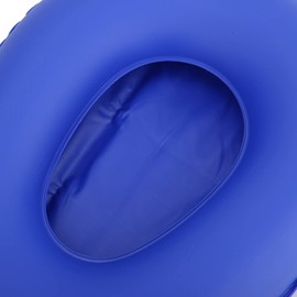 Hapivida Medical Inflatable Bed Pan, Blue Portable Bedpan for Men Anti Bedsore Toilet for Bedridden Elderly Women Stool Toilets