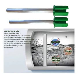 2 Calentador De Agua Eléctrico Varilla De Ánodo De Magnesio, Accesorios Para Tanques De Calentador De Agua Tubo De Vacío Solar Varilla De Ánodo De Magnesio Para Descalcificación