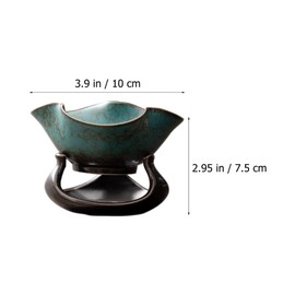 CALLARON Coffee Filter Ceramic Tea Strainer Porcelain Tea Strainer Ceramic Tea Filter Chinese Kungfu Tea Set for Home Restaurant Home Decor Coffee Filter Coffee Filter