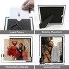 Cokiyaya 8×10 Picture Frame, Silver Glass Photo Holder, Tabletop Use