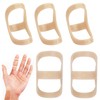 5pcs Oval Finger Splint，Finger fixation splint，Trigger Finger Splints，Waterproof Finger Protectors，Children's