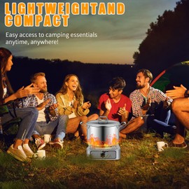 BILIPLE Camping Stove Portable Spirit Cooker for Indoor Outdoor Alcohol Stove Burner Camping Accessories for Barbecues, BBQ, Picnics, Trekking