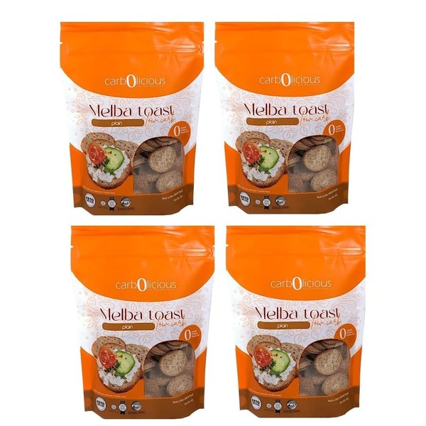 Low Carb Melba Toast (4 Pack, Plain)