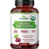 Zazzee USDA Organic Tart Cherry 10:1 Extract, 120 Vegan Capsules,