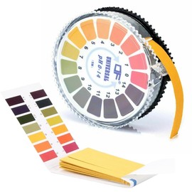 CRLLDPM 1 Roll PH Test Strips, Measuring Range 0-14, Litmus Indicator Universal Paper, with 80 Pieces PH Test Strips from 1-14, PH Value Indicator Test Strips, for Testing Many Everyday Substances