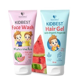Healthbest Face Wash and Hair Gel Combo - Clean Skin & Styled Hair