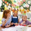 4 Daisy Pull Flags, Banner Decoration, Flower Pull Flag Decoration,