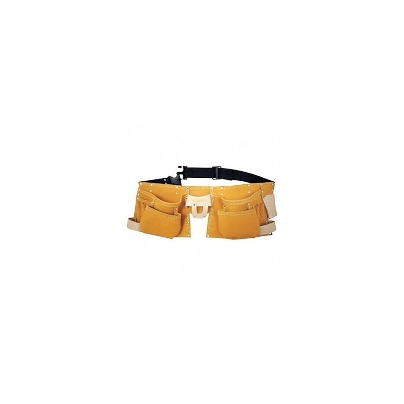 Westward 5MZL2 Carpenters Apron w/Belt, 12 Pkt, To 50 In
