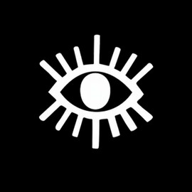 4pcs Evil Eye Stickers - 1.38"x1.38" - Suitable for Car Rear View Mirror, Makeup Mirror, Doors and Windows, Wall, Laptop, Home Life Decoration Decal | BZ20 (White)