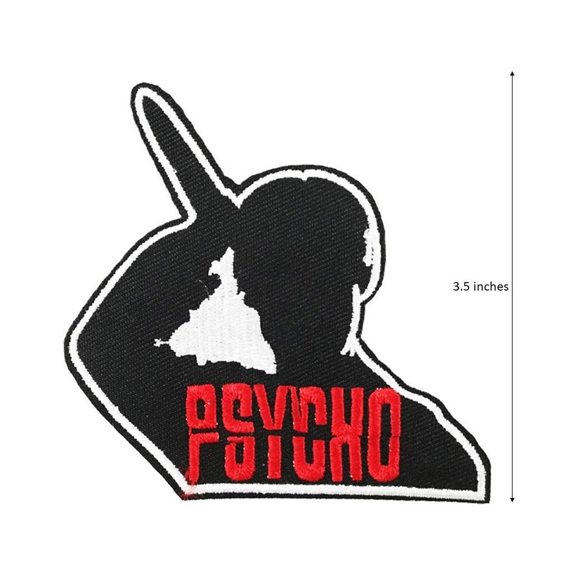 Cute-Patch Psycho Meme Embroidered Iron on Patch