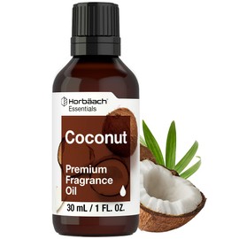 Horbäach Coconut Fragrance Oil | 1 fl oz (30ml) | Premium Grade | for Diffusers, Candle and Soap Making, DIY Projects & More